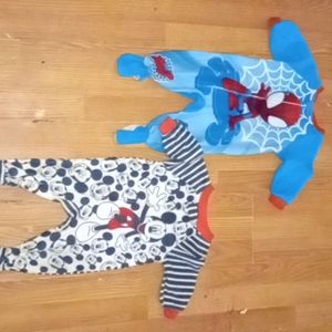 12m boys footed jammies